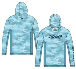 St. Croix Skyline Hooded Long Sleeve Shirt - Medium